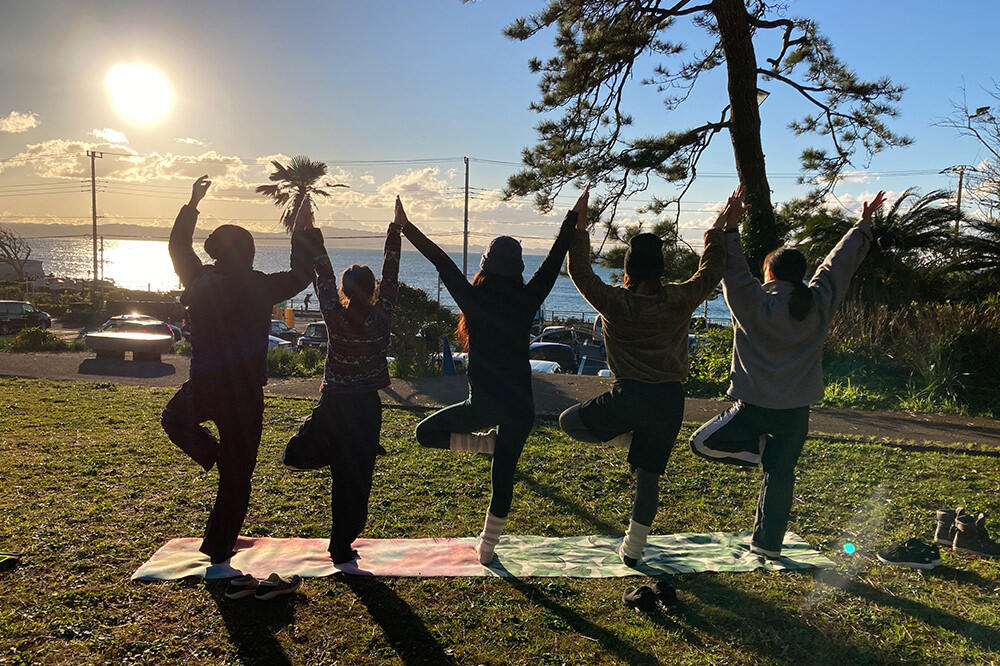 Photo: Outdoor Field-Yoga (First sunrise)