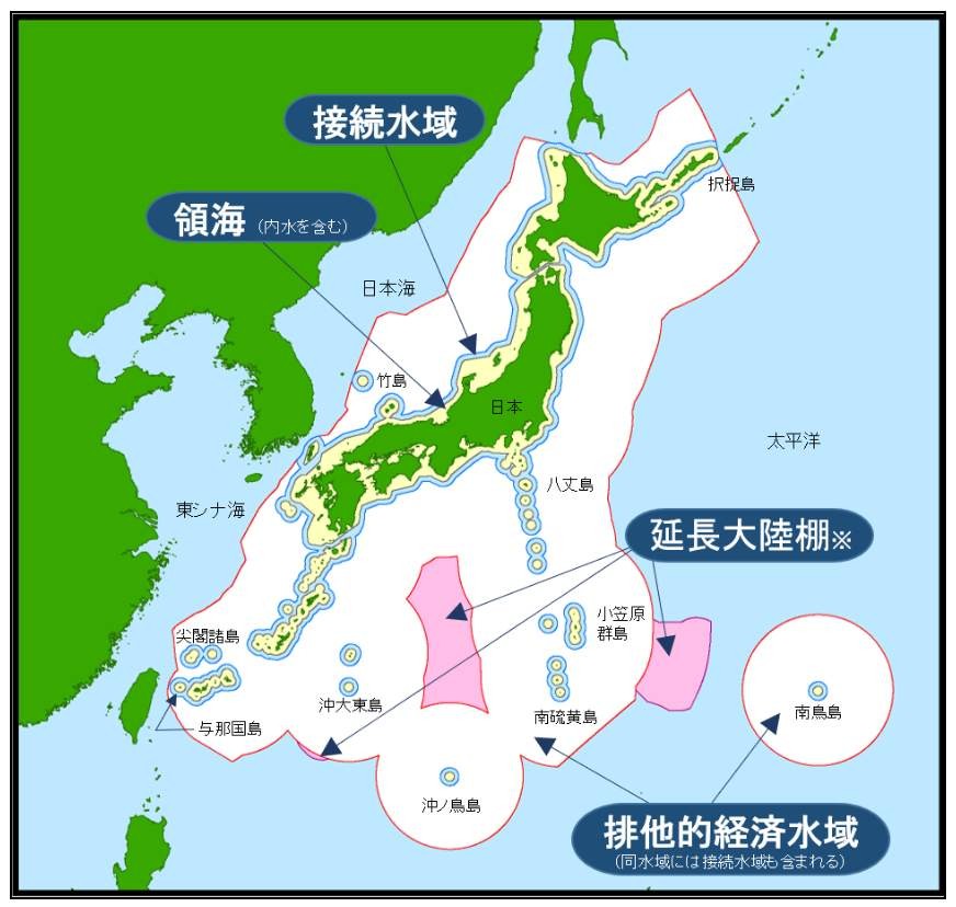 Japan's EEZ is approximately 11 times the size of its land area.
