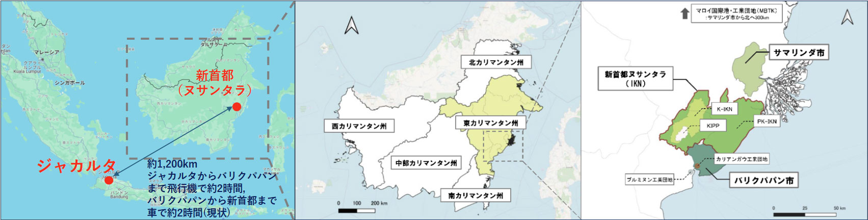 Location of the proposed capital relocation