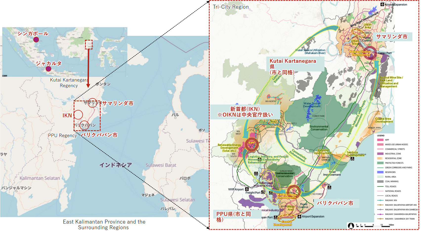 Comprehensive development plans for 3 cities and 2 other cities are required.