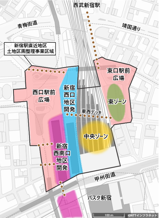 Shinjuku Station Area Development Plan