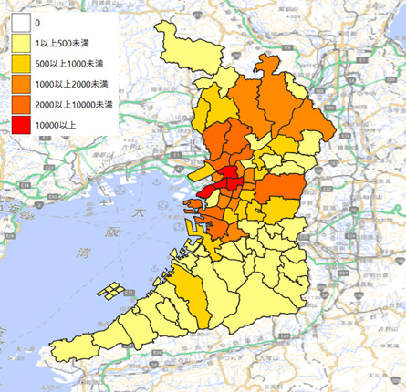 Kansai Area Drop-ins by Residential Region: "What are the ripple effects of the Osaka-Kansai Expo?"